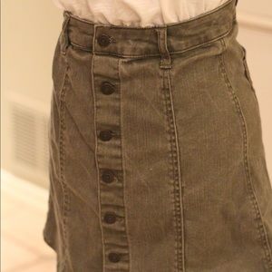 Button Up Skirt - Size 0